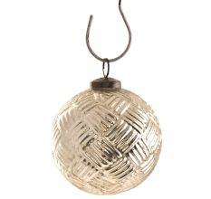 Silver Cut Christmas Hanging